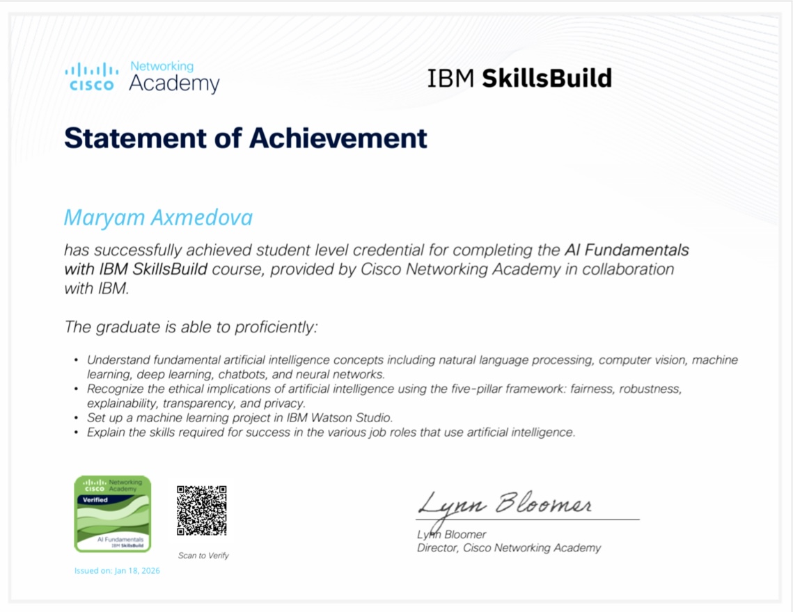 Certificate 1